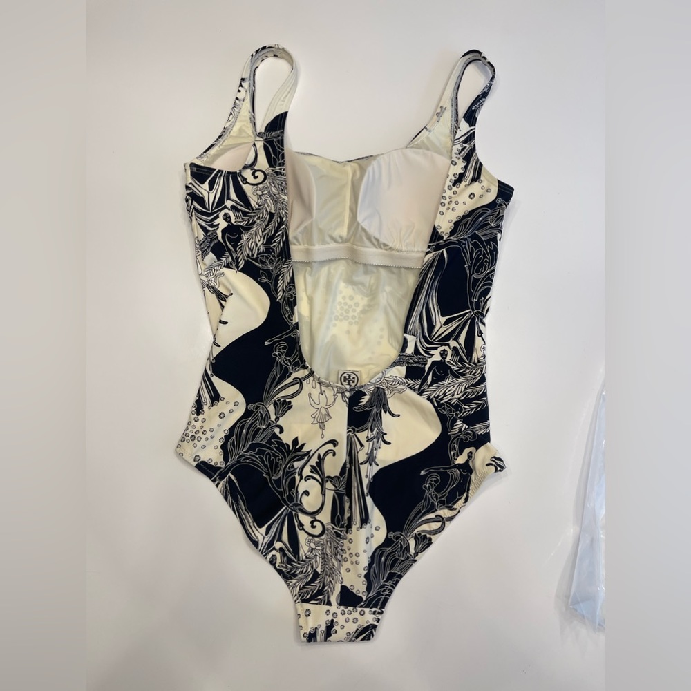 Women’s Tory Burch One Piece Swimsuit Size Medium - Picture 4 of 6